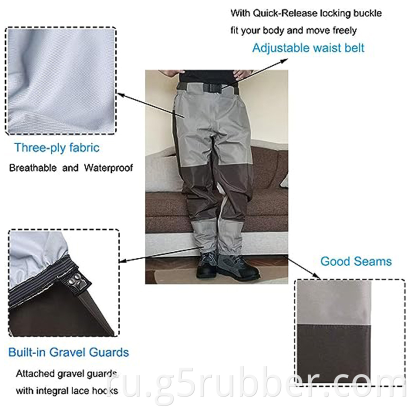 Reathable Stockingfoot Waist High Pant Waders